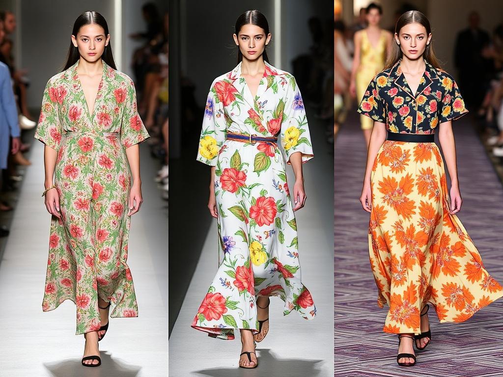     Die größten Modetrends des Frühlings/Sommers 2024.. Estampados y patrones: flores reinventadas y gráficos audaces
