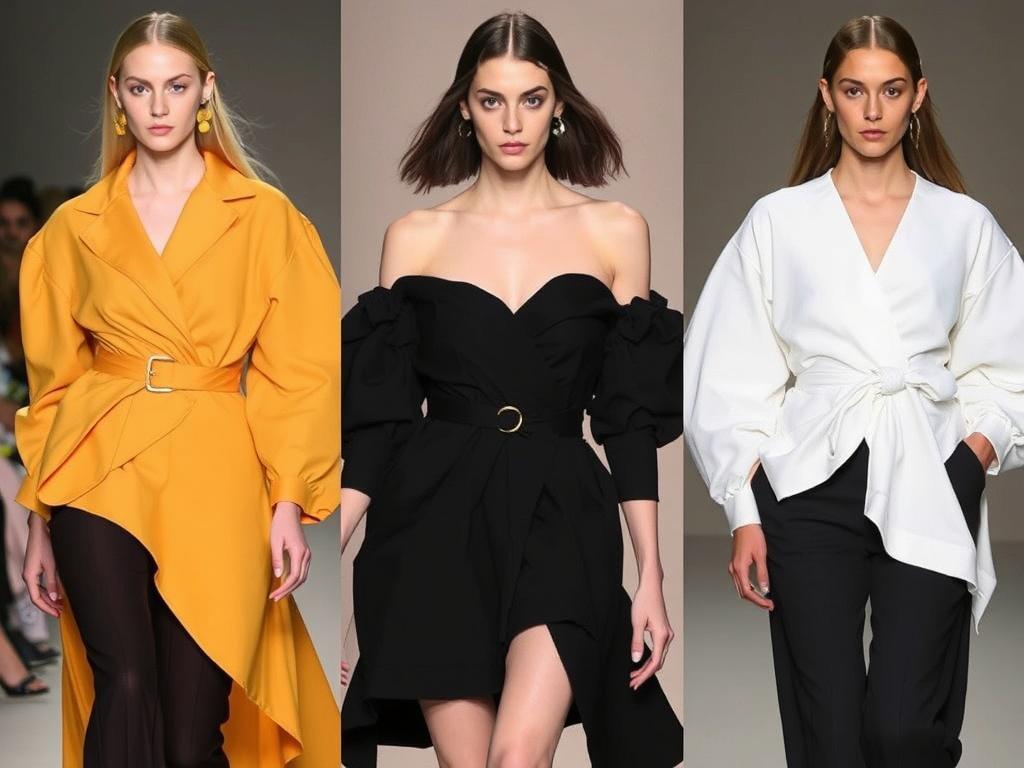     Die größten Modetrends des Frühlings/Sommers 2024.. Siluetas y cortes: volumen, cintura y asimetría