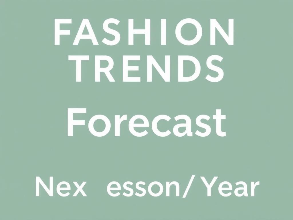    Fashion Trends Forecast for [Next Season/Year]. Pronóstico para diferentes mercados: alta costura, calle y consumo masivo