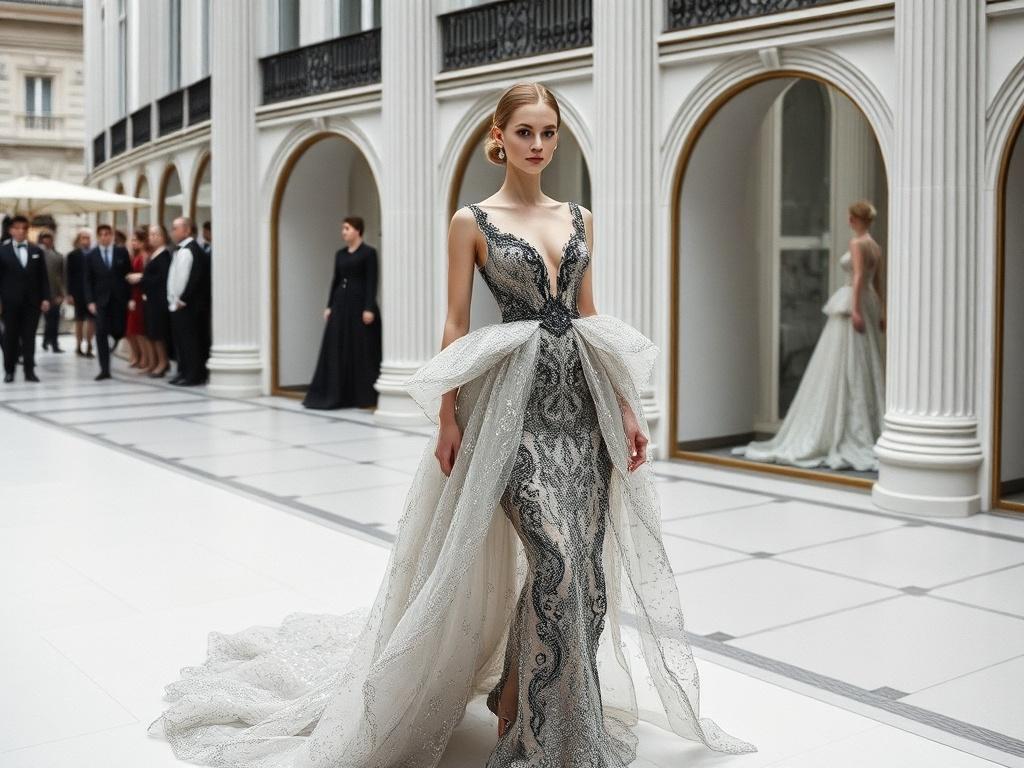     La haute couture : un savoir-faire français unique au monde. How haute couture appears off the runway