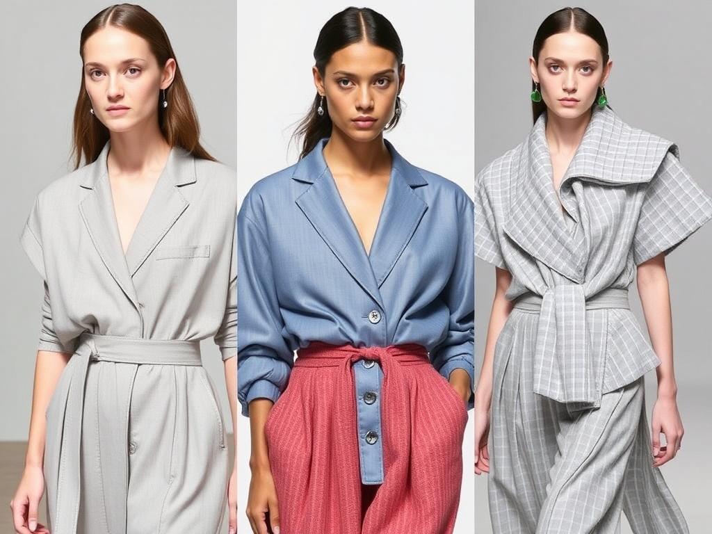     Les tendances phares de la saison printemps-été [année]. Matières et textures : légèreté structurée et innovante