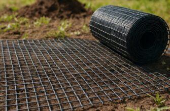 Сетка «кротовка»: как защитить газон и клумбы от подземных гостей