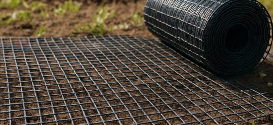 Сетка «кротовка»: как защитить газон и клумбы от подземных гостей